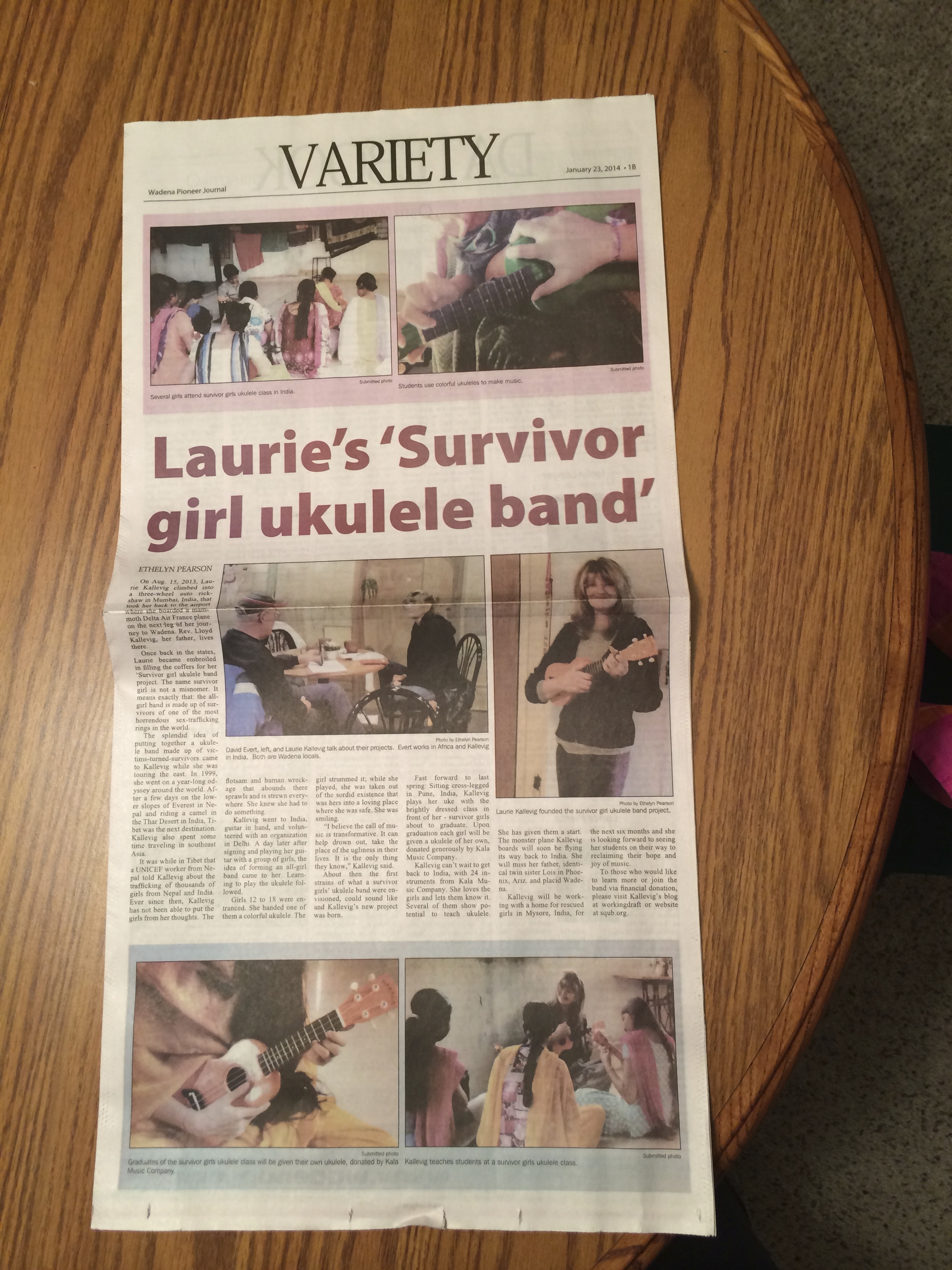 sgub front page of wpj