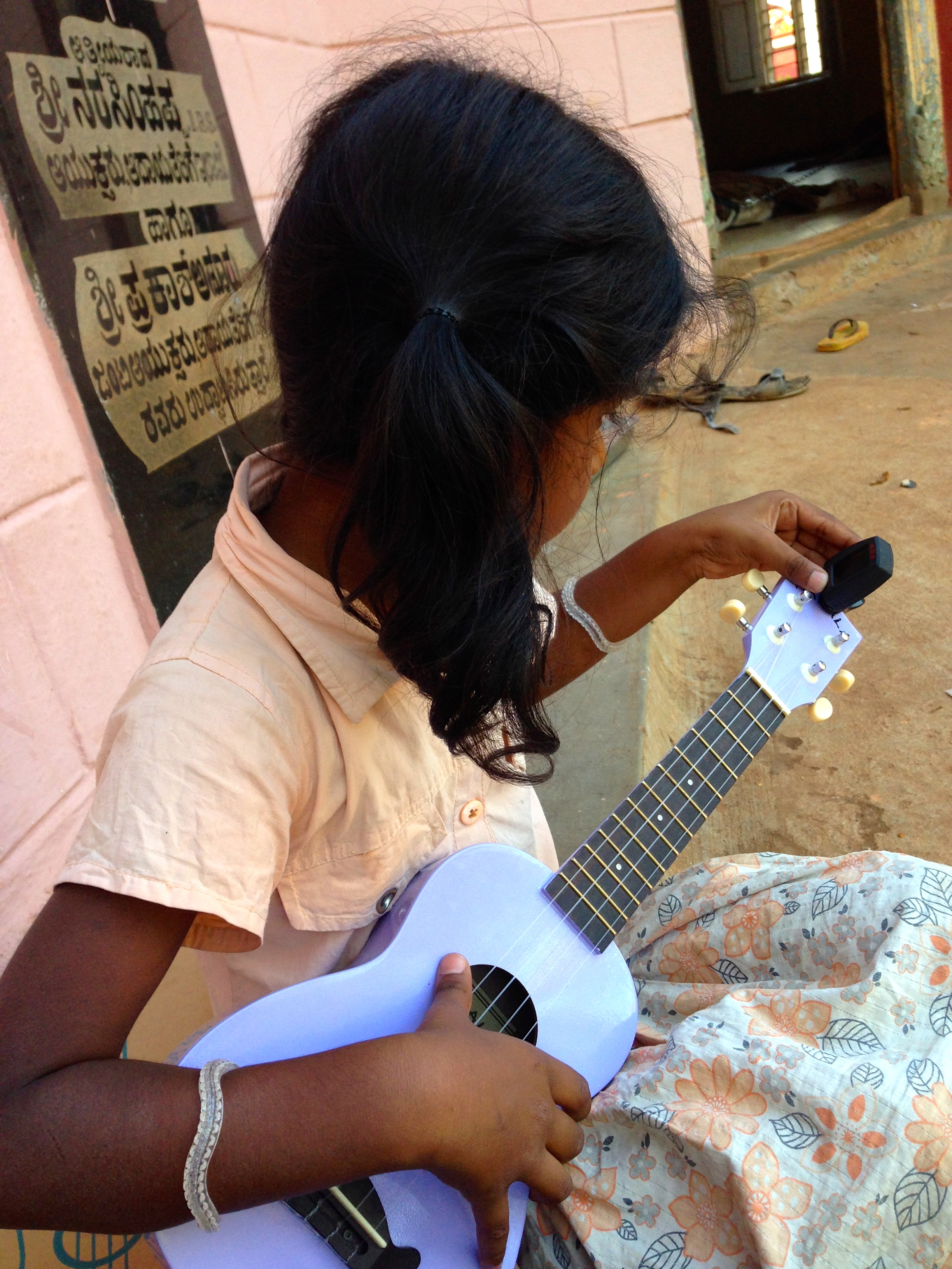 new student checks out the tuner
